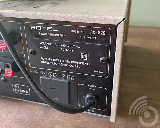 Rotel RX-820 Stereo Hi-Fi Amplifier